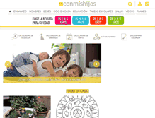 Tablet Screenshot of conmishijos.com